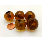 PV-lot-55 perles rondes marrons