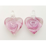 Pend-181-8 pendentif coeur rose