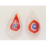 Pend-424 pendentif mini goutte blanc