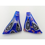 Pend-436 pendentif mini triangle bleu