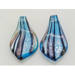 Pend-447 pendentif mini goutte bleu violet