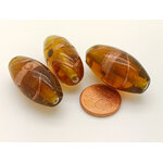 PV-lot-61 perles verre ovales