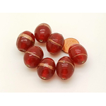 PV-lot-82 perles verre rouges