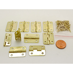 charniere 24x18mm doree boite cartonnage