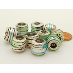 PV-lot-104 perles verre argente