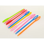 aiguille plastique 90mm mutlicolore 10