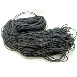 fil coton cire 16mm noir