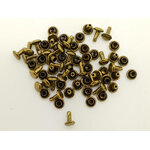 rivets bronze 5mm double tete cartonnage