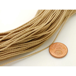 fil torsade 1mm bronze polyester echeveau 75m