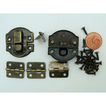 fermoir boite petit rabat pour boite carton-kit02-bronze