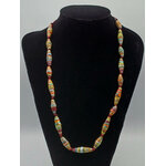 COL23 collier simple perle en papier