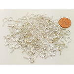 piton vis oeillet 15mm argente clair