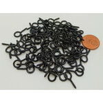 piton vis oeillet 15mm noir black