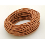 fil coton cire 15mm marron cordon bijoux