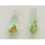 Pend-464-vert pendentif goutte mini vert