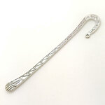 marque-page vague argente metal carre