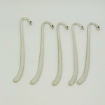 marque-page simple argente metal