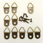 accroche cadre bronze avec vis