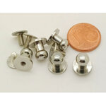 mini poignee argentee 88x59 mod4 bouton metal cartonnage