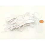 etiquette 36x18 elastique blanche
