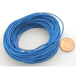 fil coton cire 07mm bleu fonce echeveau