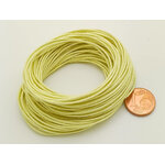 fil coton cire 07mm jaune echeveau