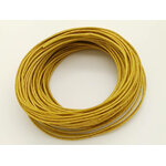 fil coton cire 07mm marron