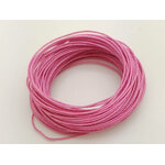 fil coton cire 07mm rose fonce
