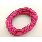 fil coton cire 07mm rose violet