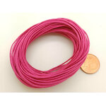 fil coton cire 07mm rose violet echeveau
