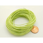 fil coton cire 07mm vert clair echeveau