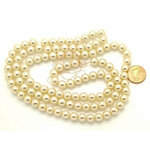 RES-07 perle ronde 7mm blanc casse nacre
