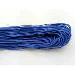 fil coton cire 1mm bleu fonce echeveau 65m