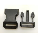 attache rapide 45x28mm plastique noir