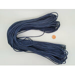 fil coton cire 2mm bleu fonce longueur 65m