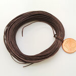 fil plat 1mm marron DIY bijoux couture