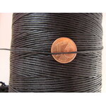 fil polyester 1mm plat noir bobine cordon