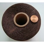 fil polyester 1mm plat marron bobine