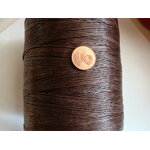 fil polyester 1mm plat marron fonce bobine