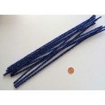 chenille met bleu fonce cure-pipe