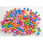 perle acrylique 8mm pastel mix res-54