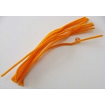 chenille orange clair cure-pipe