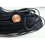 coton cire 1.5mm noir echeveau 75m p2