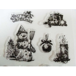 tampon silicone noel mod4 clear stamp p3