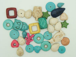 Perles Acryliques Antiques DIY - Lot De 75g Mix Tailles & Formes