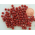 perle verre peint rouge 4mm peint-40