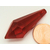 pendentif pointe rouge 37mm verre simple