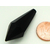 pendentif pointe noir 37mm verre simple