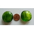 perle galet 25mm vert olive murano
