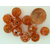perle verre 9mm orange PV53